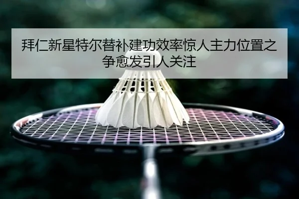 拜仁新星特尔替补建功效率惊人主力位置之争愈发引人关注